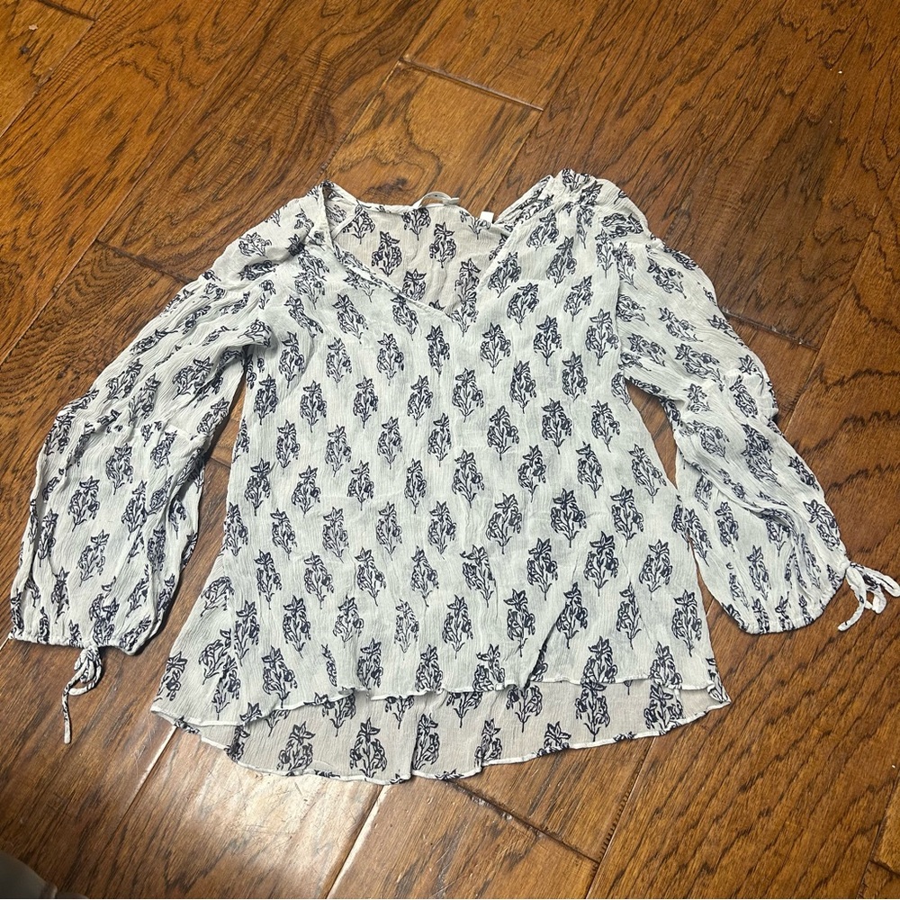 A.L.C. Womens Floral silk‎ Top